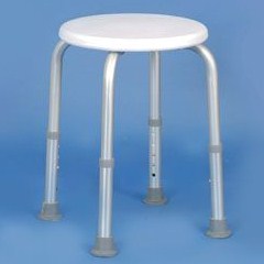 circular shower stool