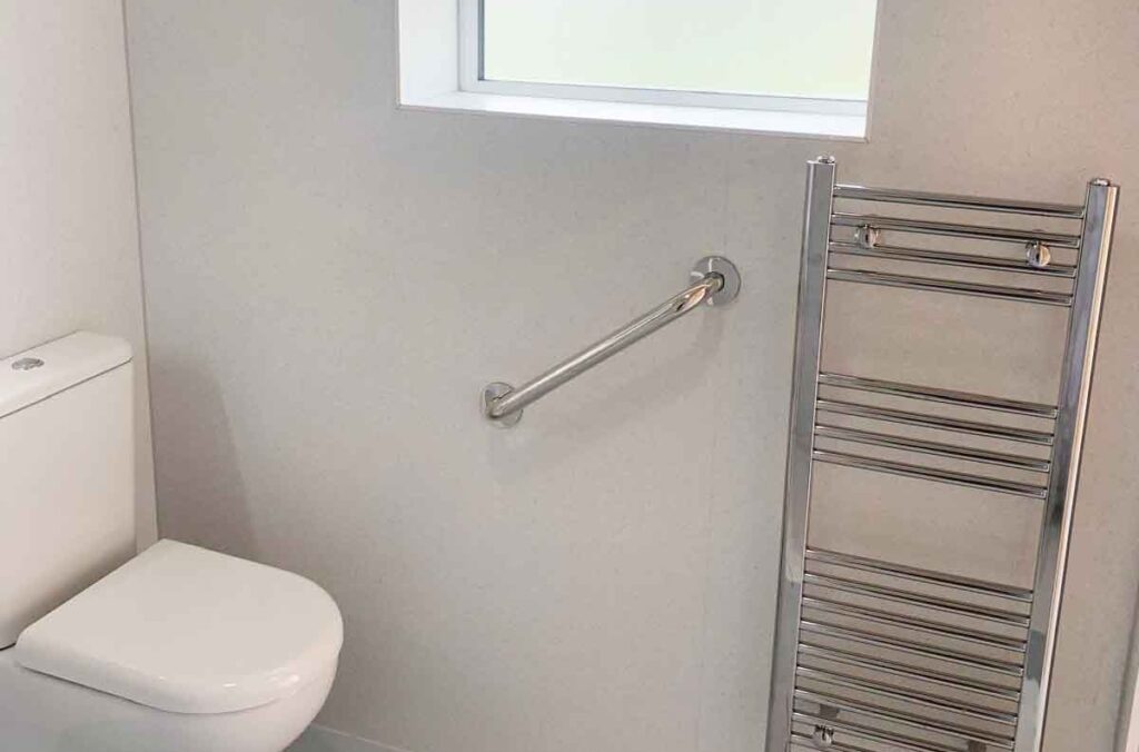 Toilet and handrail