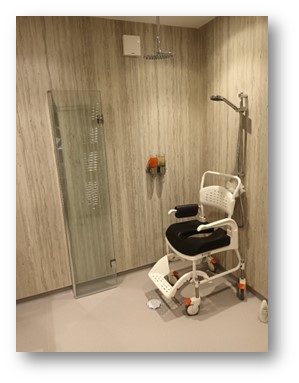 Aquadapt shower chair