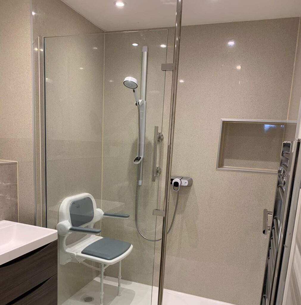 shower project lighting
